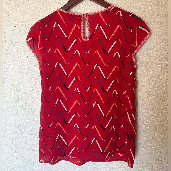 ModCloth Cute and Collected Chiffon Top - Picture 7 of 10